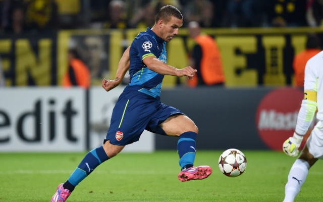 Lukas Podolski Arsenal Dortmund