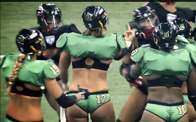 (Video) Fight breaks out between players in former Lingerie Football League