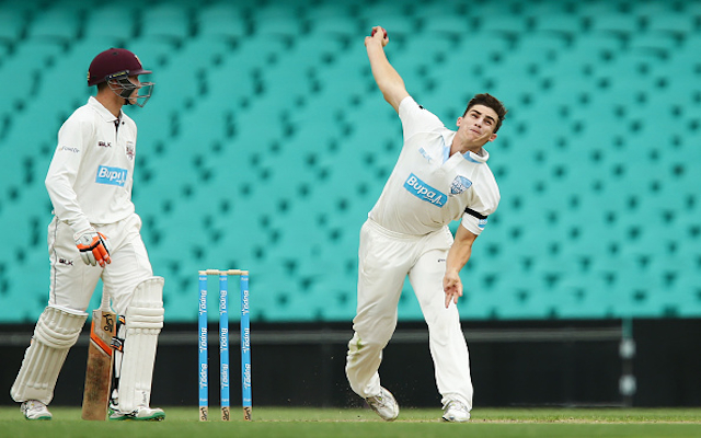 (Images) Sean Abbott returns to cricket in Sheffield Shield for New South Wales against Queensland