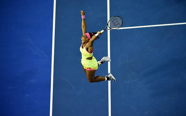 (Video) WTF!? Check out Serena Williams’ RIDICULOUS Aussie Open celebration!