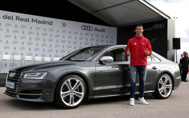 Audi gives cars to Real Madrid players