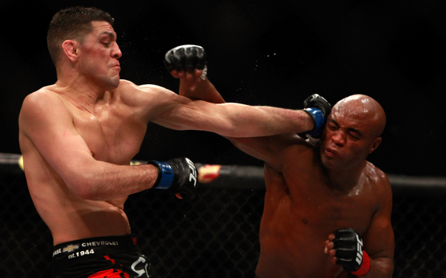 (Video) Anderson Silva v Nick Diaz UFC highlights as Brazilian wins with unanimous points during emotional return