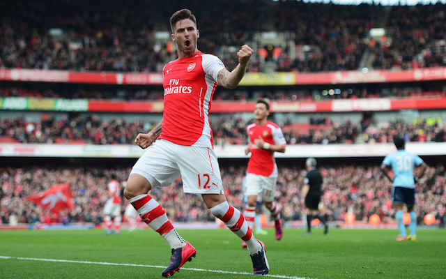 Arsenal predicted XI vs Manchester United – Olivier Giroud keeps his place up top