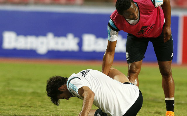 CRISIS! Diego Costa injured by his own teammate in Thailand training session