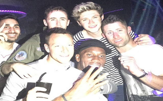 One Direction’s Niall Horan helps Chelsea stars celebrate Premier League success