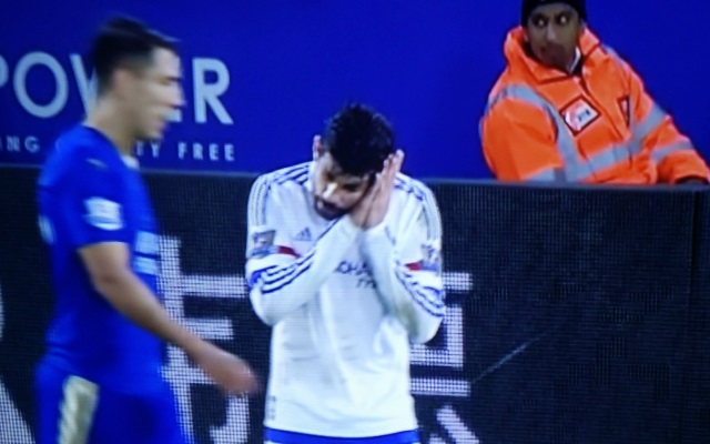Video: Watch Diego Costa accusing his Chelsea teammates of ‘sleeping’ during their desperate defeat to Leicester